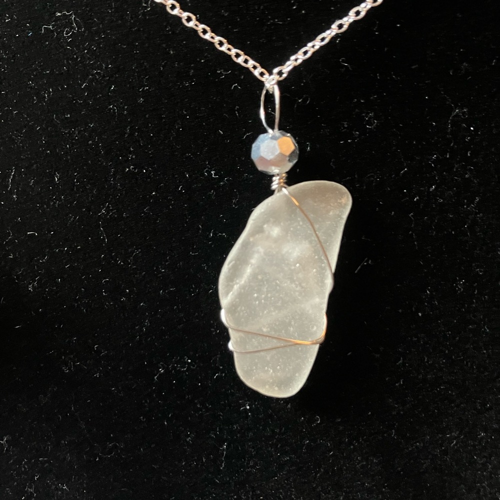 #42 Handmade seaglass necklace
